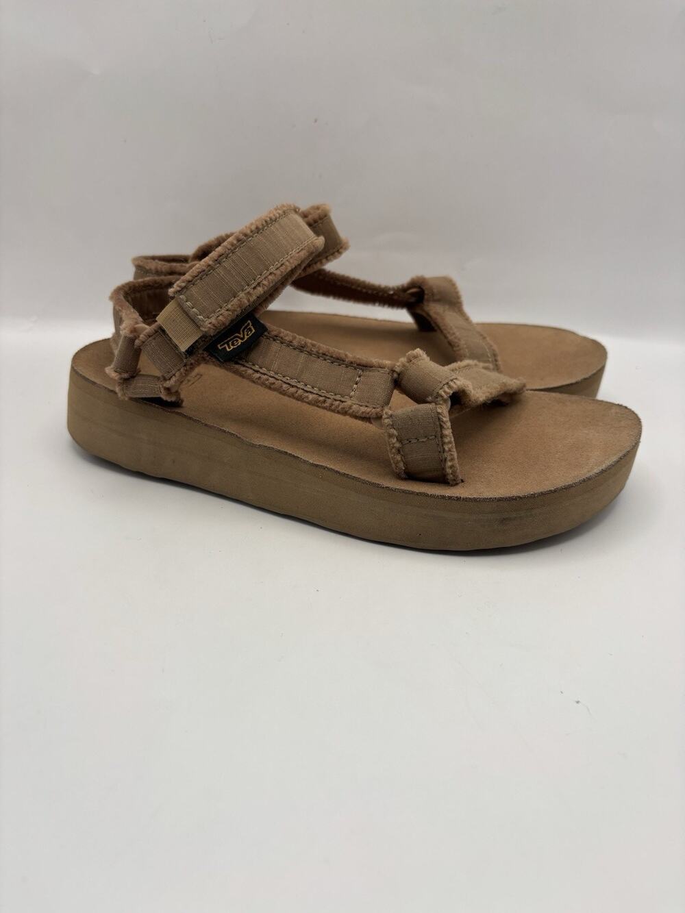Teva Midform Universal Tigers Eye Brown Sandals Women Size 6